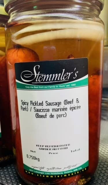 Spicy Pickled Sausage