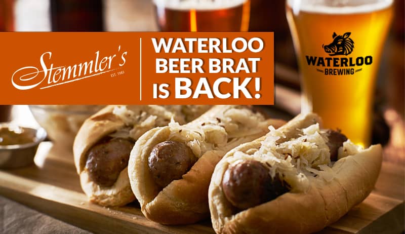 Waterloo Beer Bratwurst-Retail
